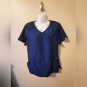 Navy Infinity Scrub Top (Hc)